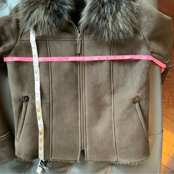 RARE Longchamp sheepskin and fox jacket - Picture 11 of 14